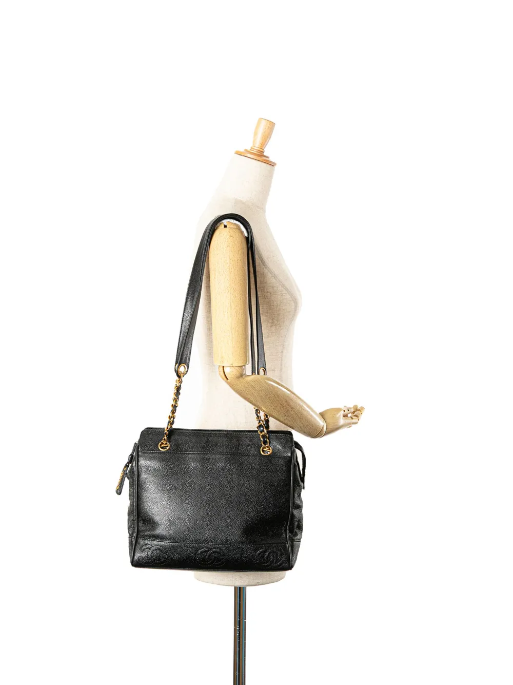 CHANEL Pre-Owned شنطة كتف 'تريبل CC' كافيار 1996-1997 | كلاسيكيات | Image 2