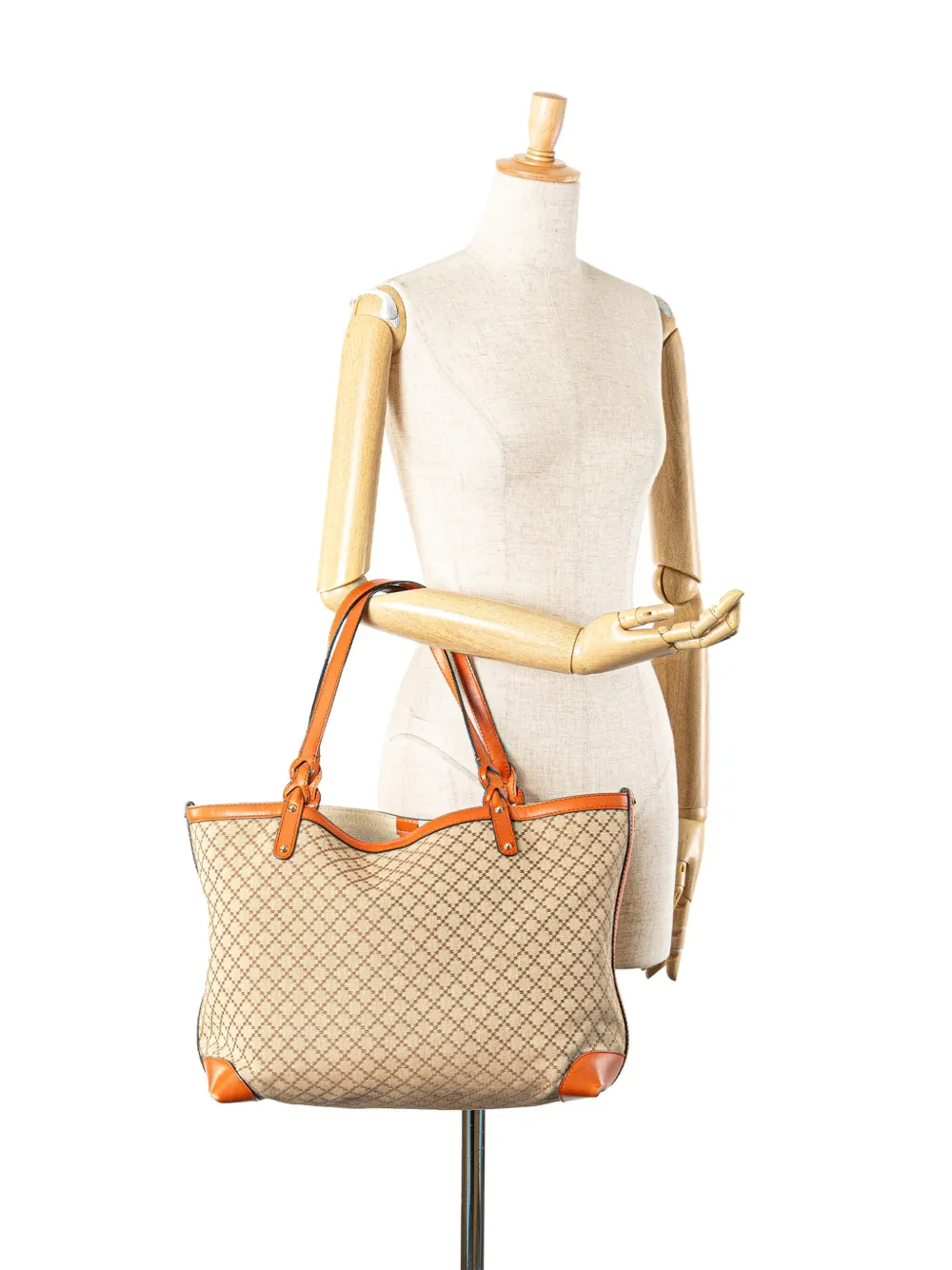 Gucci Pre-Owned sac porté épaule médium en toile à motif losanges Craft (2000-2015) | Pre-owned | Image 2