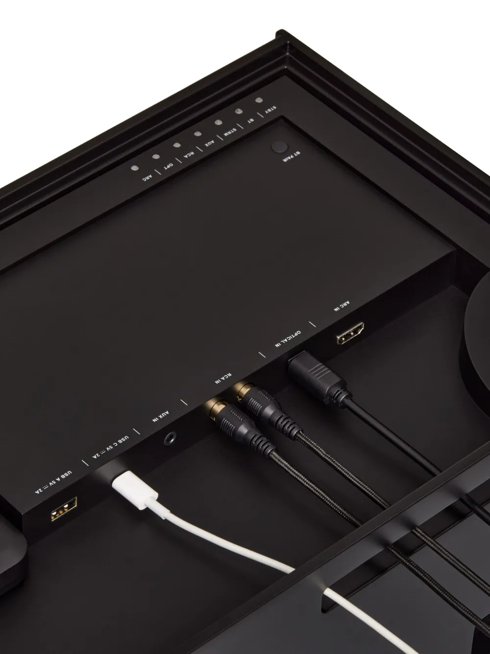  La Boite Concept Wooden-panelled Audio Console - Black 