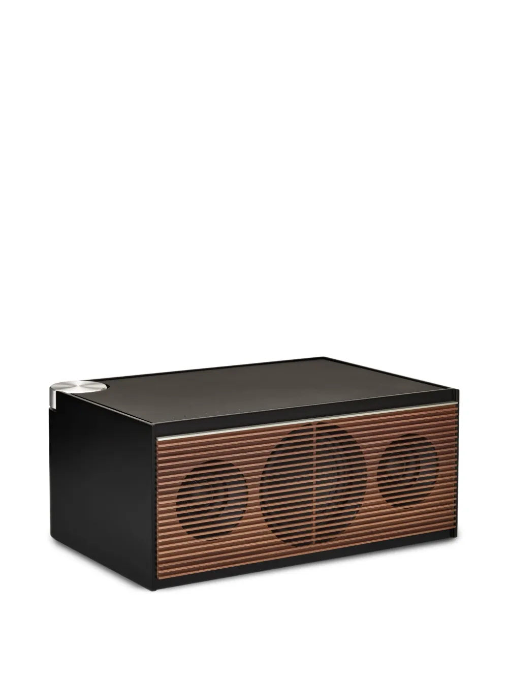 La Boite concept wooden-panelled audio console - Zwart