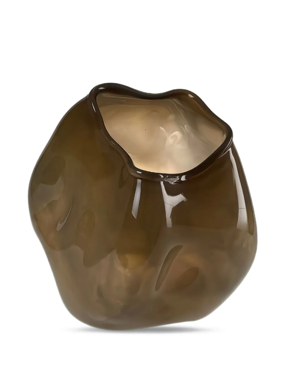 Alexa Lixfeld Komet glass vase (32cm) - グリーン Alexa Lixfeld Komet glass vase (32cm) - グリーン