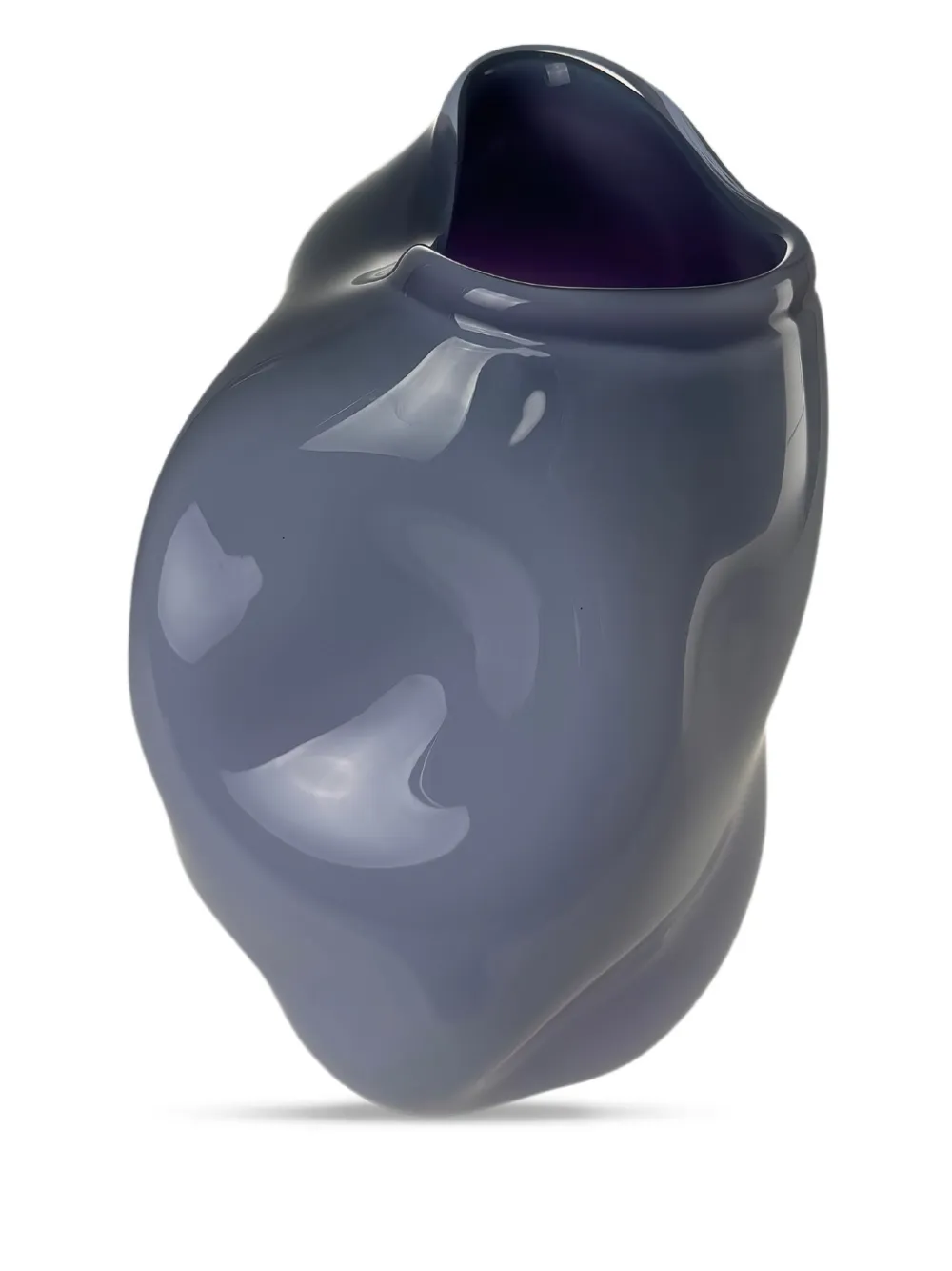 Alexa Lixfeld Meteorite Sculpted Vase (32cm) In Blue