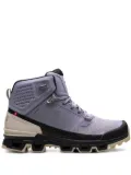 On Running Cloudrock 2 Waterproof ""Feather/Black"" boots - Purple