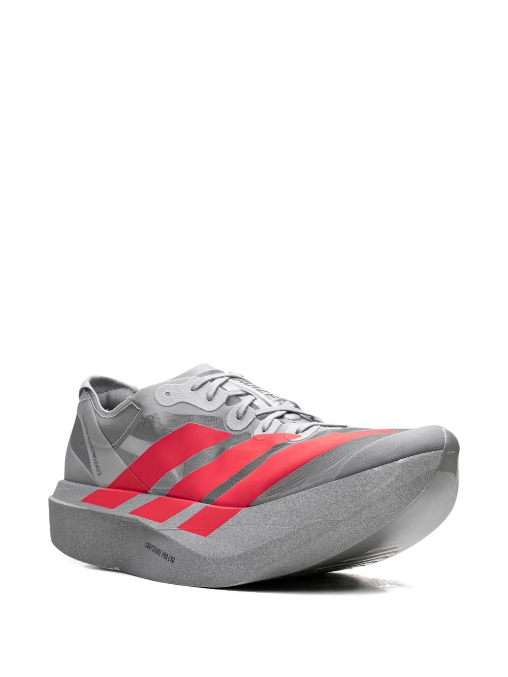 adidas Adizero Adios Pro Evo 2 "Silver Metallic Lucid Red Grey Two" sneakers