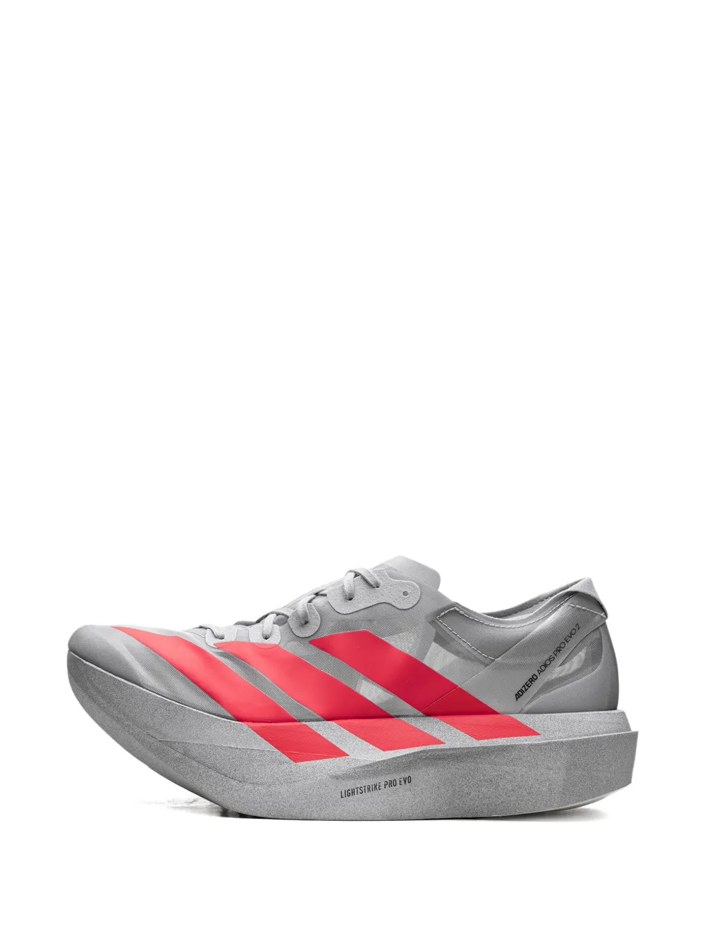 adidas Adizero Adios Pro Evo 2 "Silver Metallic Lucid Red Grey Two" sneakers
