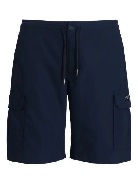 Emporio Armani shorts con aplique del logo