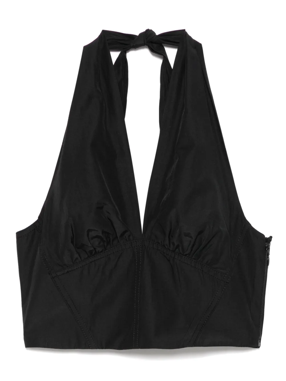 THE ANDAMANE halterneck top | Black | Image 1