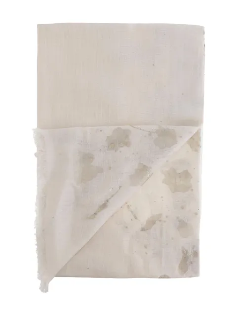 Faliero Sarti frayed-edge scarf