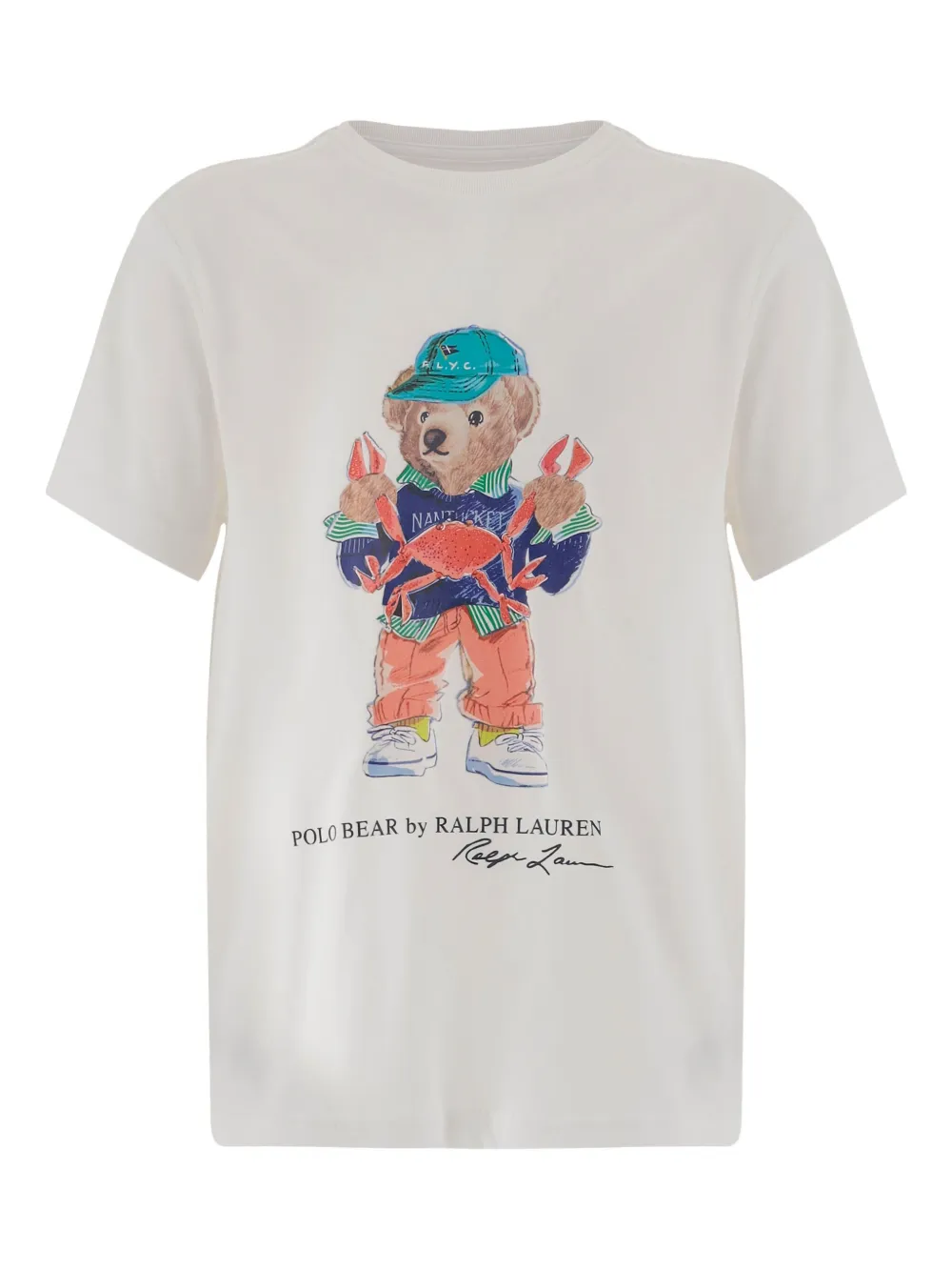 POLO RALPH LAUREN KIDS Katoenen T-shirt Wit