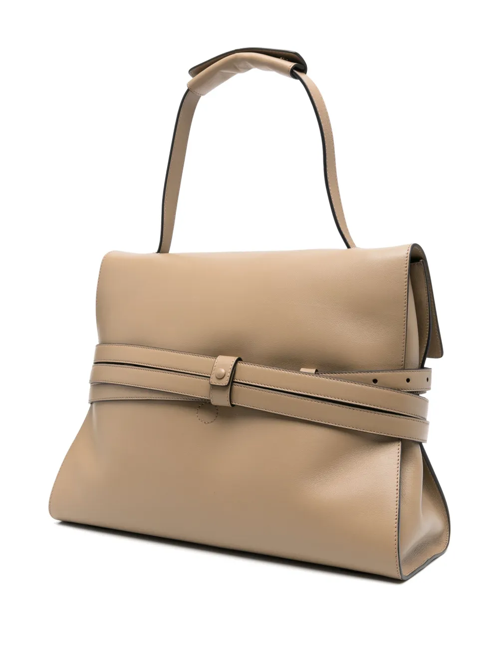 Moschino Tie Me medium schoudertas Beige