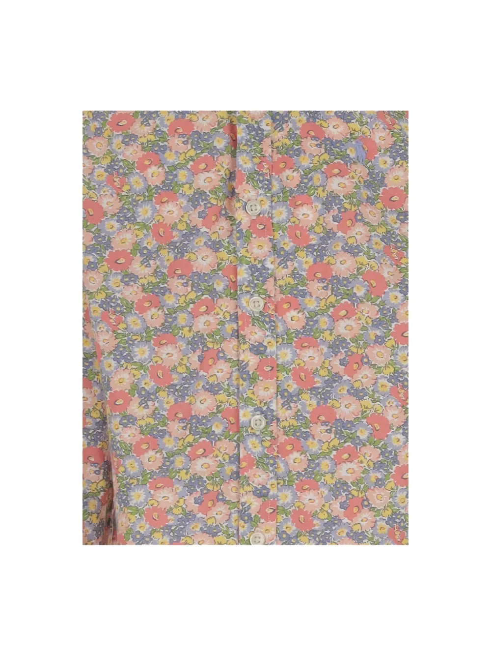 POLO RALPH LAUREN KIDS Shirt met bloemenprint Beige