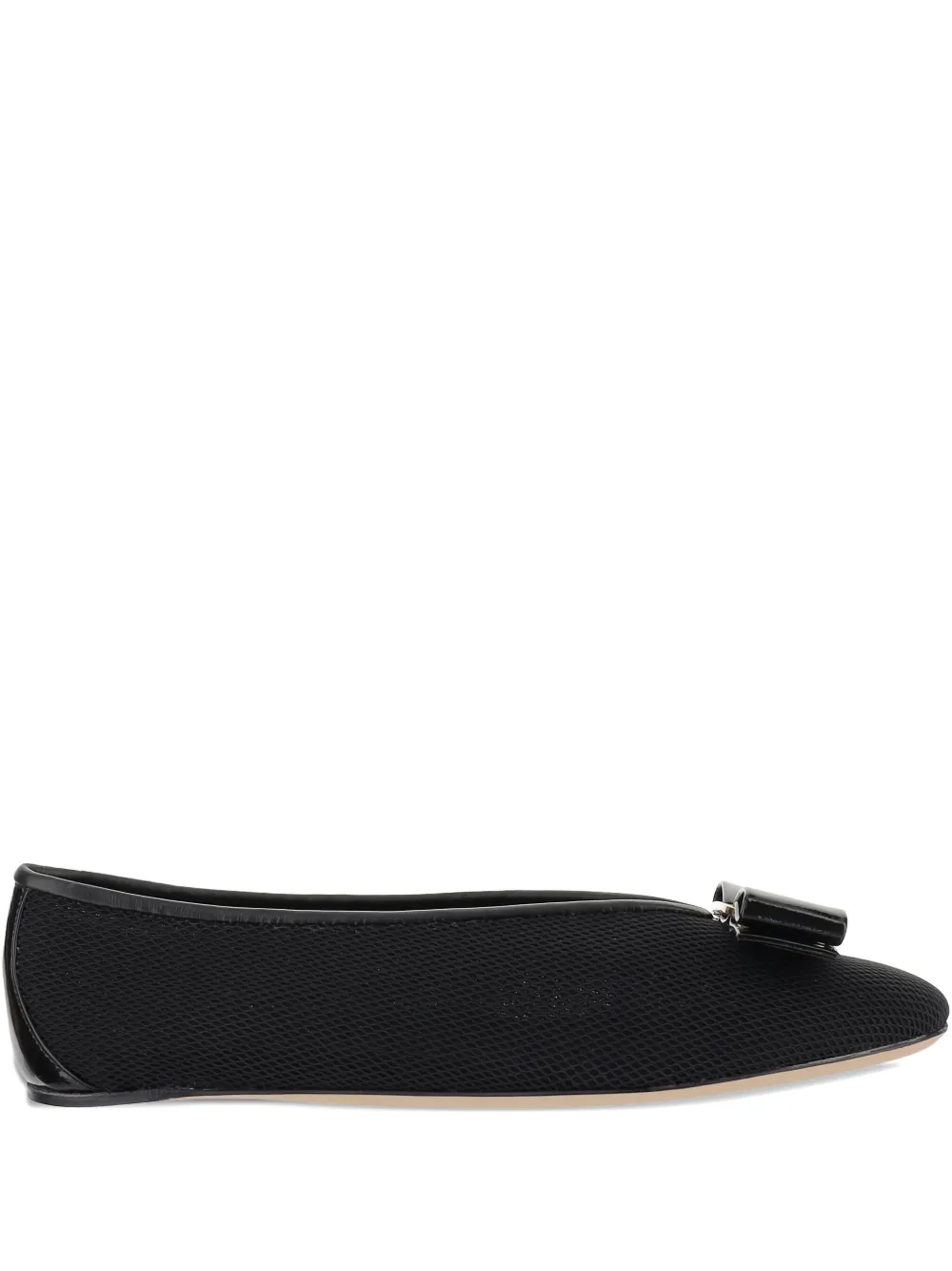 Ferragamo Vara bow ballet flats Zwart