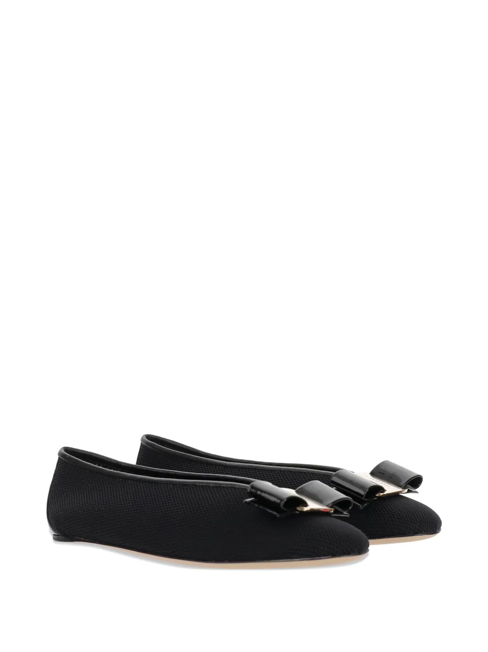 Ferragamo Vara bow ballet flats - Zwart