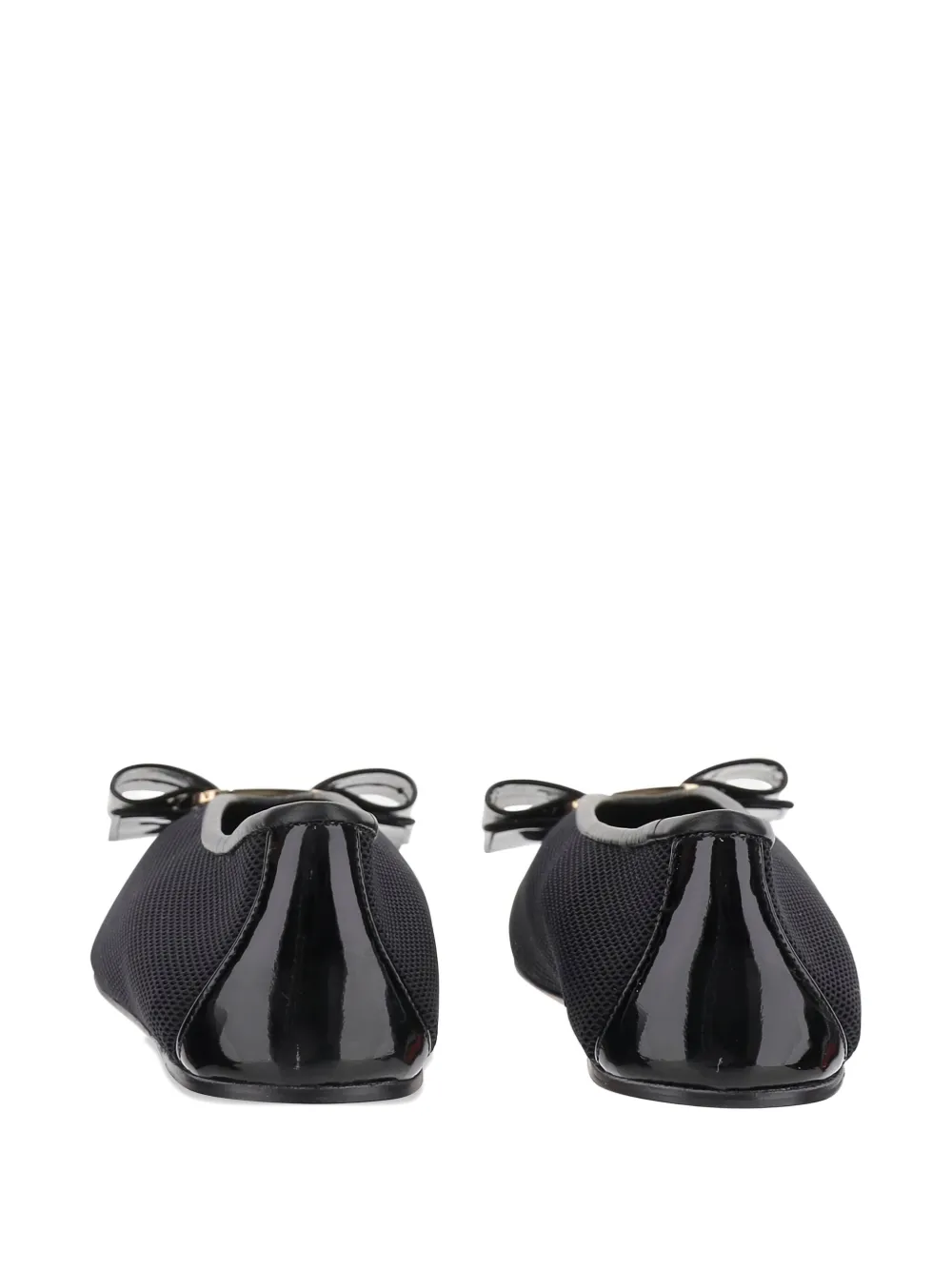 Ferragamo Vara bow ballet flats Black