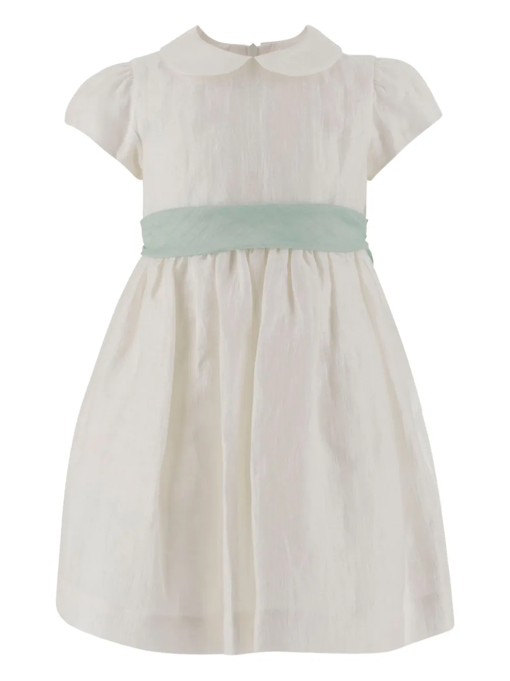 Il Gufo Jurk met strikdetail Wit