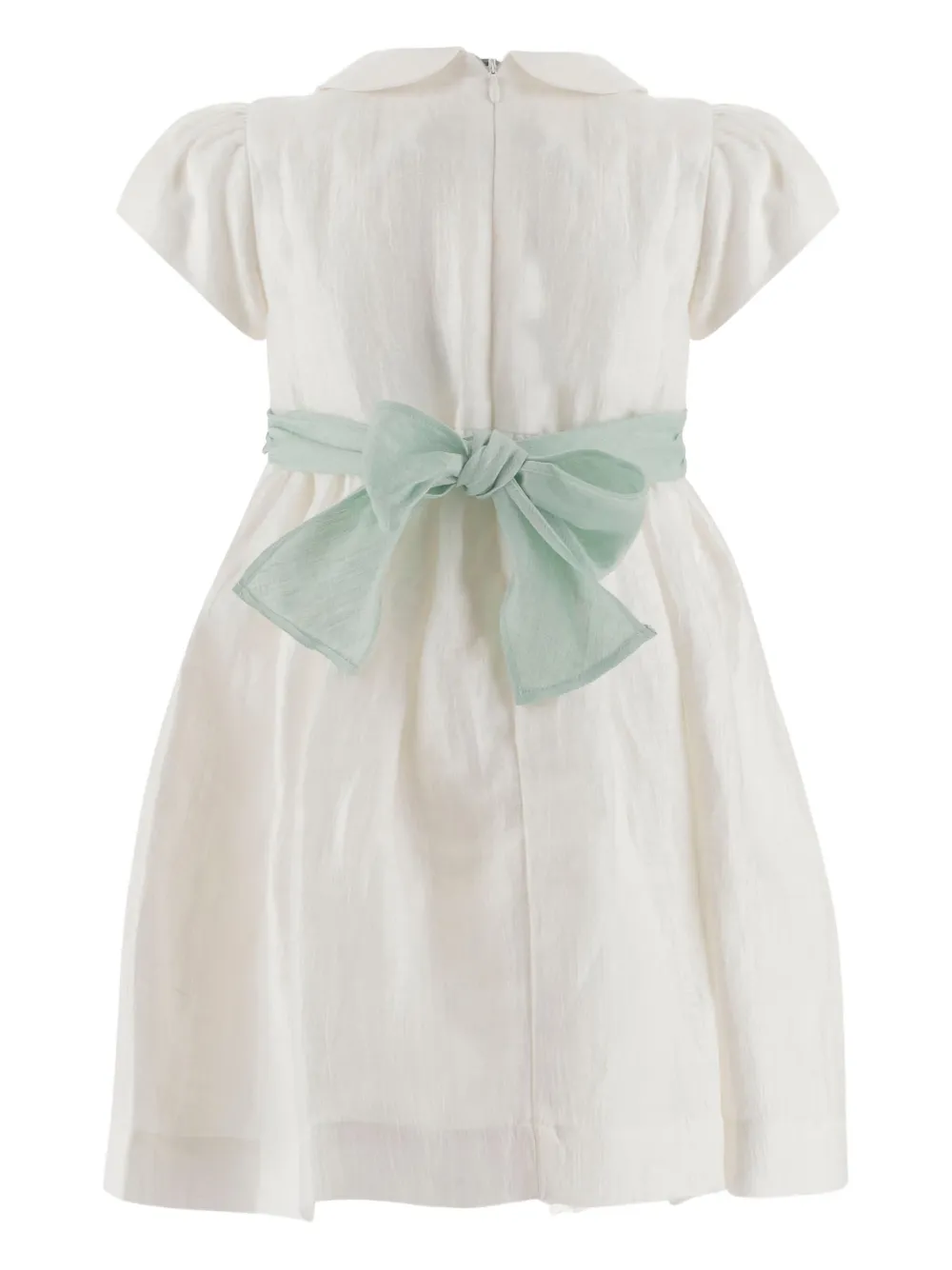 Il Gufo Jurk met strikdetail Wit
