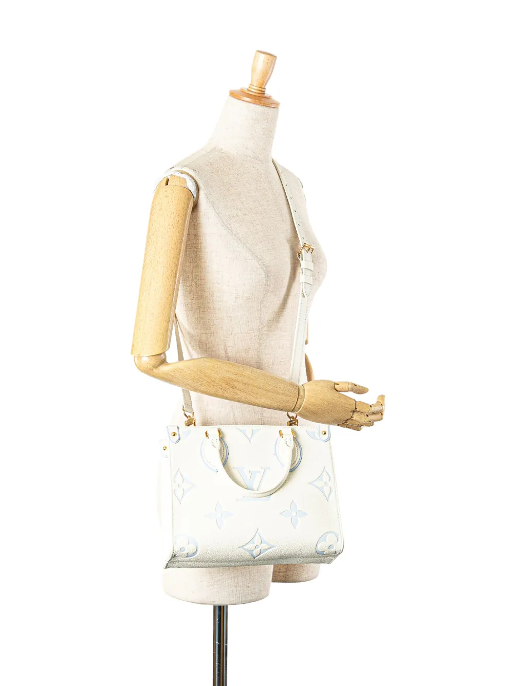 Louis Vuitton Pre-Owned 2021-2025 Bicolor Monogram Empreinte Giant Onthego PM satchel | Pre-Owned | Image 2