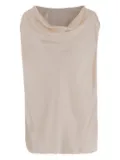 SA SU PHI cowl-neck top - Neutrals