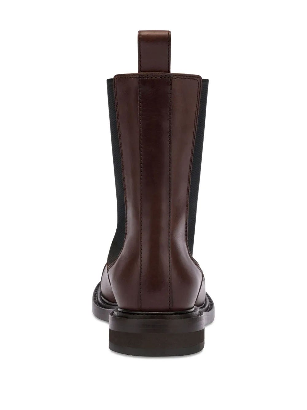 Moschino leather Chelsea boots Brown