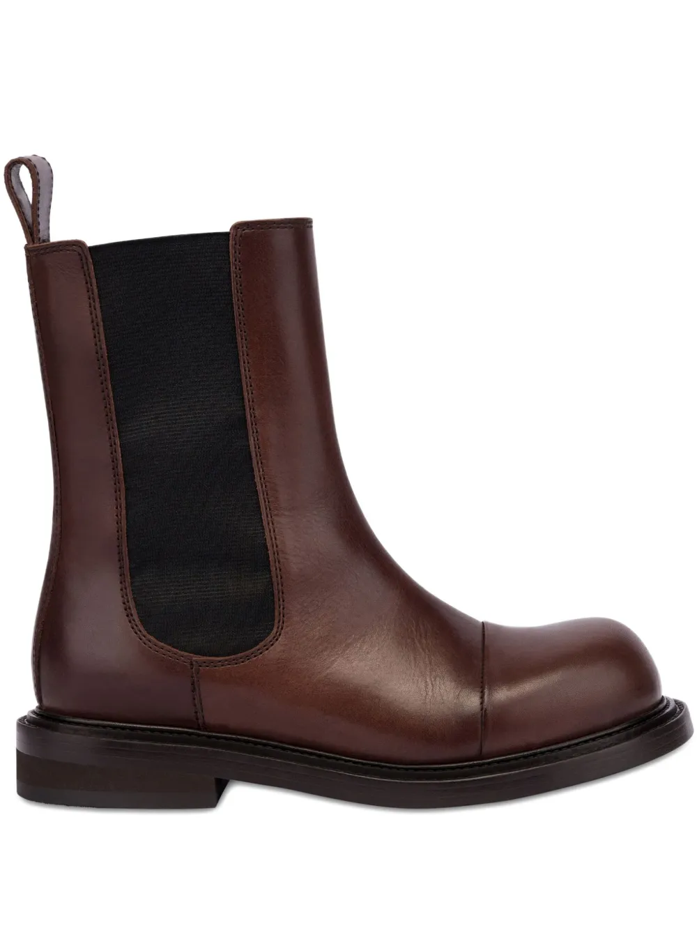 Moschino leather Chelsea boots Brown