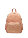 Calvin Klein Kids faux-shearling backpack - Pink