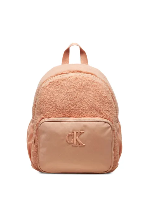 Calvin Klein Kids faux-shearling backpack