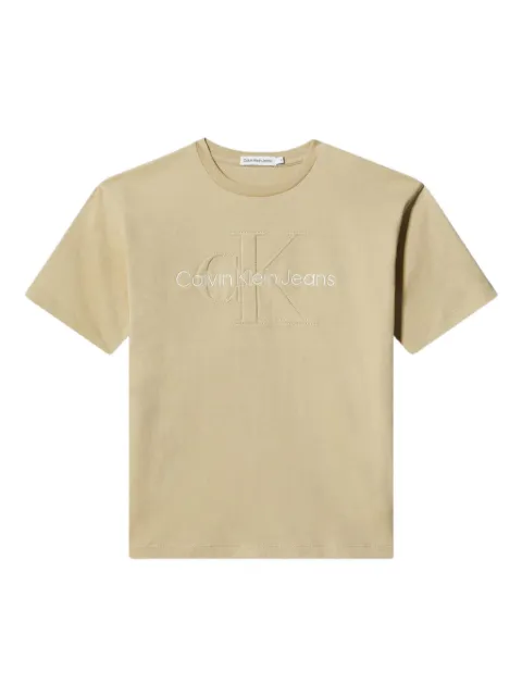 Calvin Klein Kids تيشيرت بنقش شعار الماركة