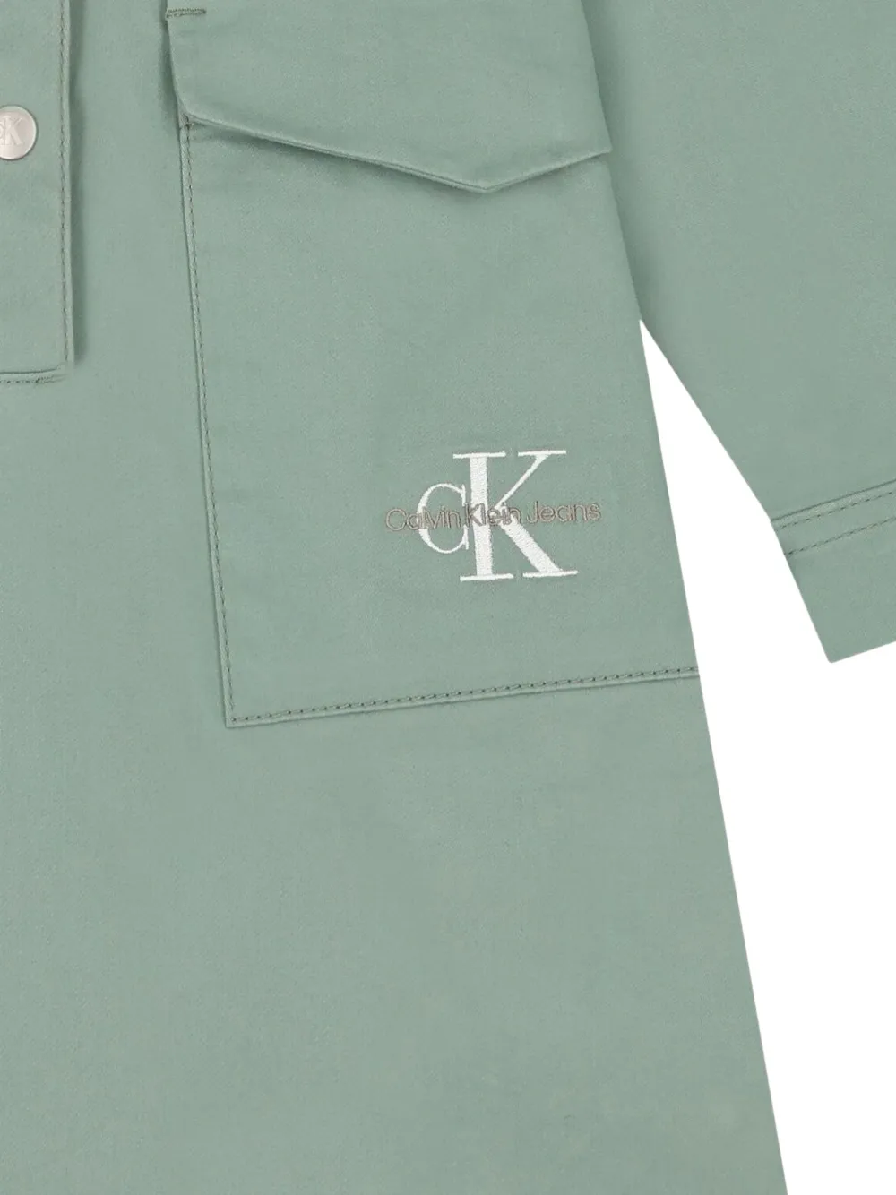 Calvin Klein Kids Cargo shirtjurk Groen