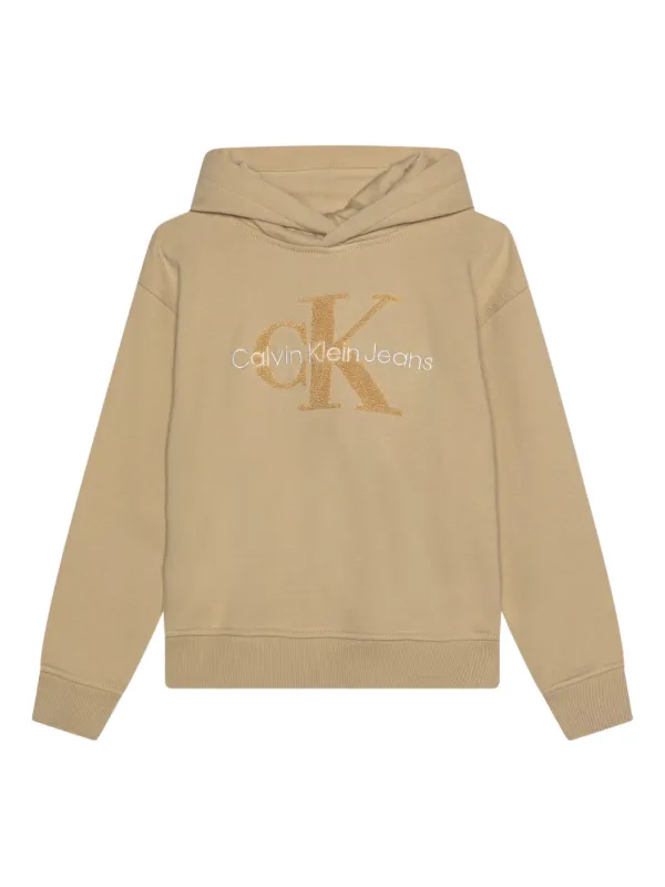 Calvin Klein Kids Logo Hoodie Neutrals FARFETCH ID