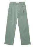 Calvin Klein Kids pleated trousers - Green