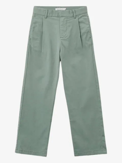 Calvin Klein Kids широкие брюки со складками