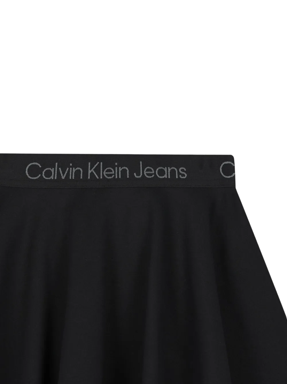Calvin Klein Kids Rok met elastische tailleband Zwart
