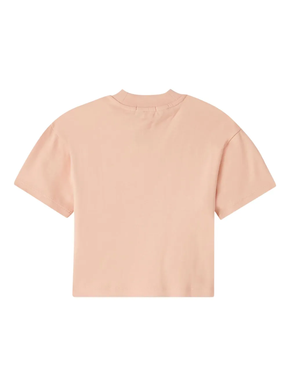 Calvin Klein Kids T-shirt met geborduurd logo Roze