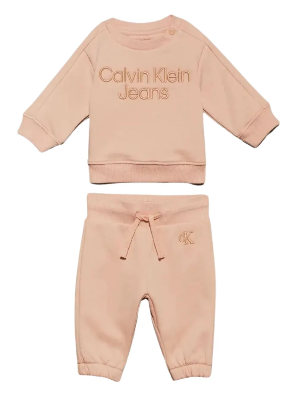 Shop Calvin Klein Logo-embossed Tracksuit