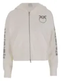 PINKO zip-up hoodie - White
