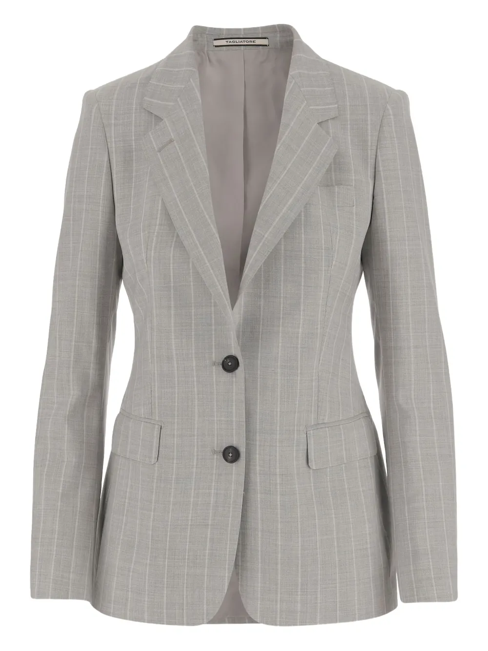 Tagliatore blazer con rayas estampadas y botones | gris | Image 1