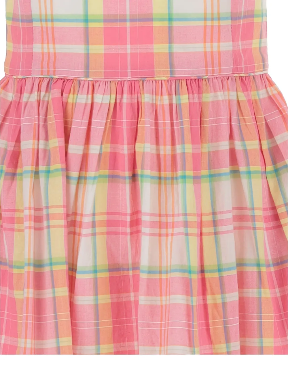 POLO RALPH LAUREN KIDS Geruite jurk Roze