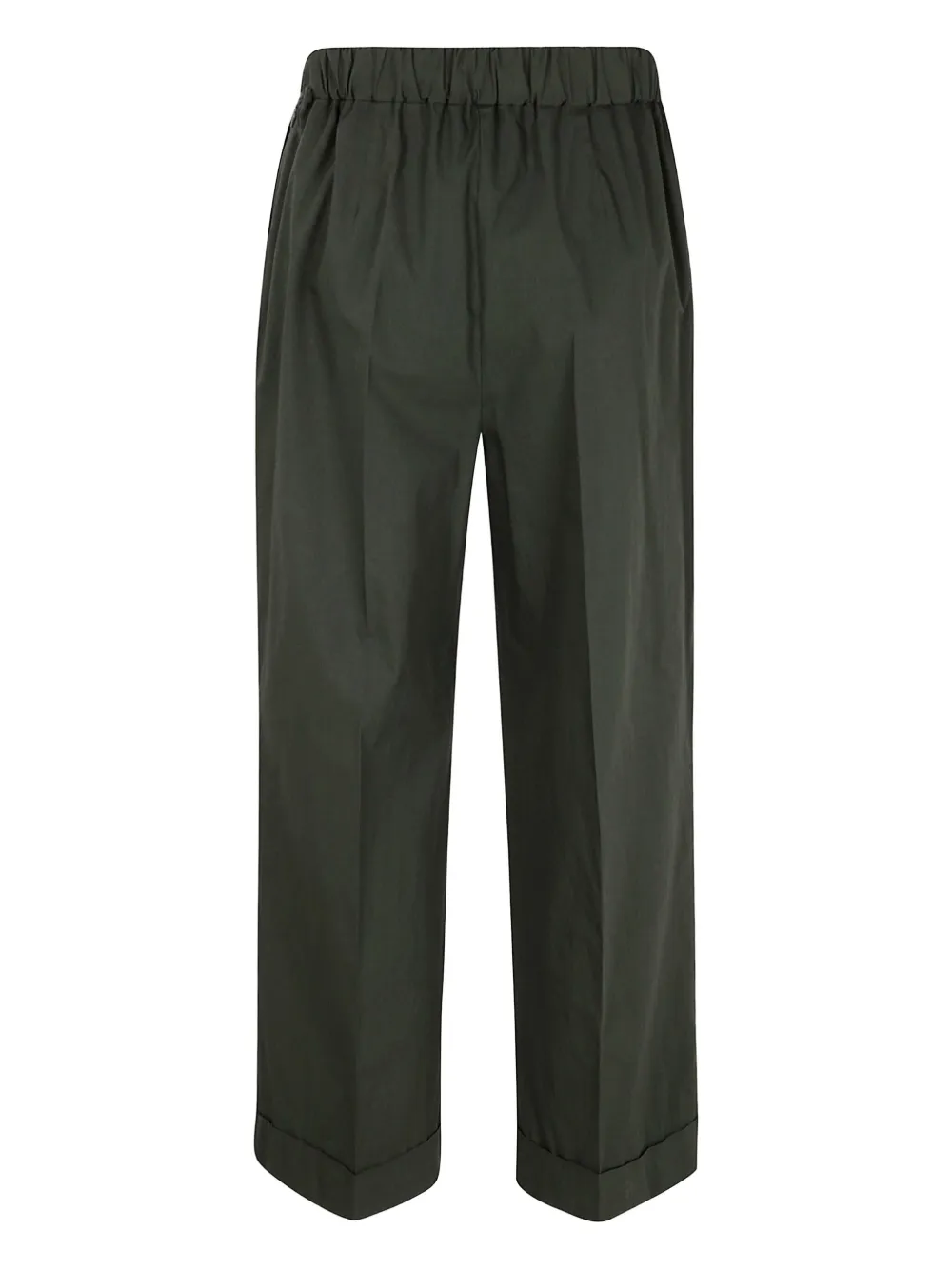 Kiltie pleated-detailing trousers - Groen