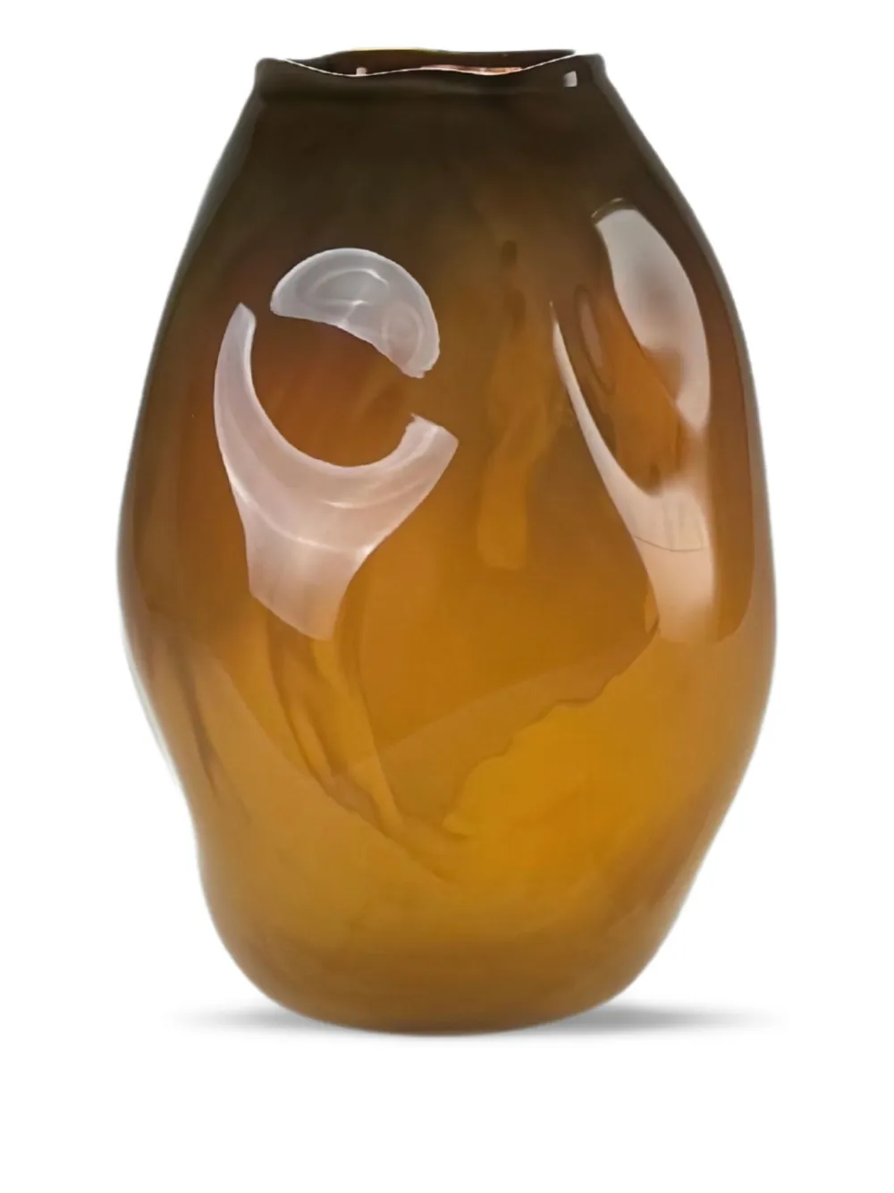 Alexa Lixfeld Meteorite curved glass vase (39cm) | Vases | Image 2