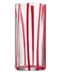NasonMoretti Cyrcus striped highball (7cm x 14,6cm) - Red