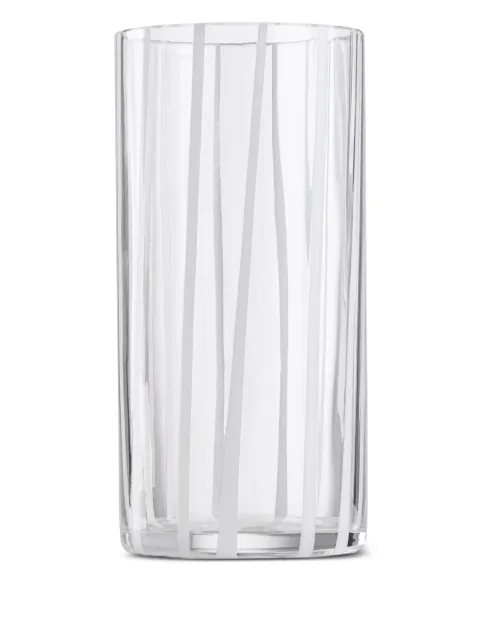 NasonMoretti Cyrcus striped glass highball (7cm x 14,6cm)
