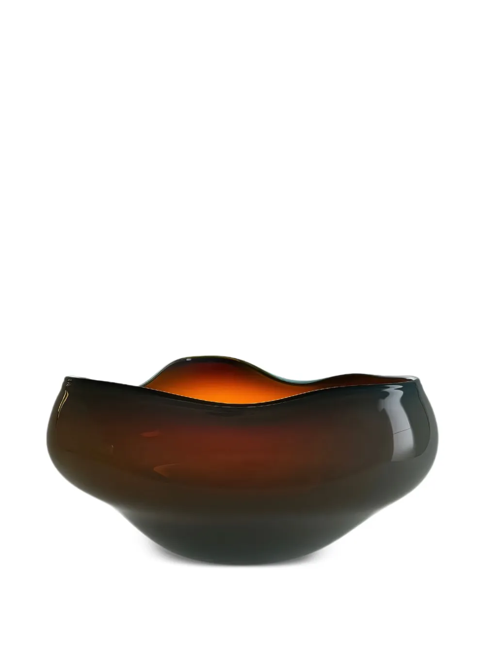 Alexa Lixfeld Komet sculpted glass vase (46cm) - グリーン Alexa Lixfeld Komet sculpted glass vase (46cm) - グリーン