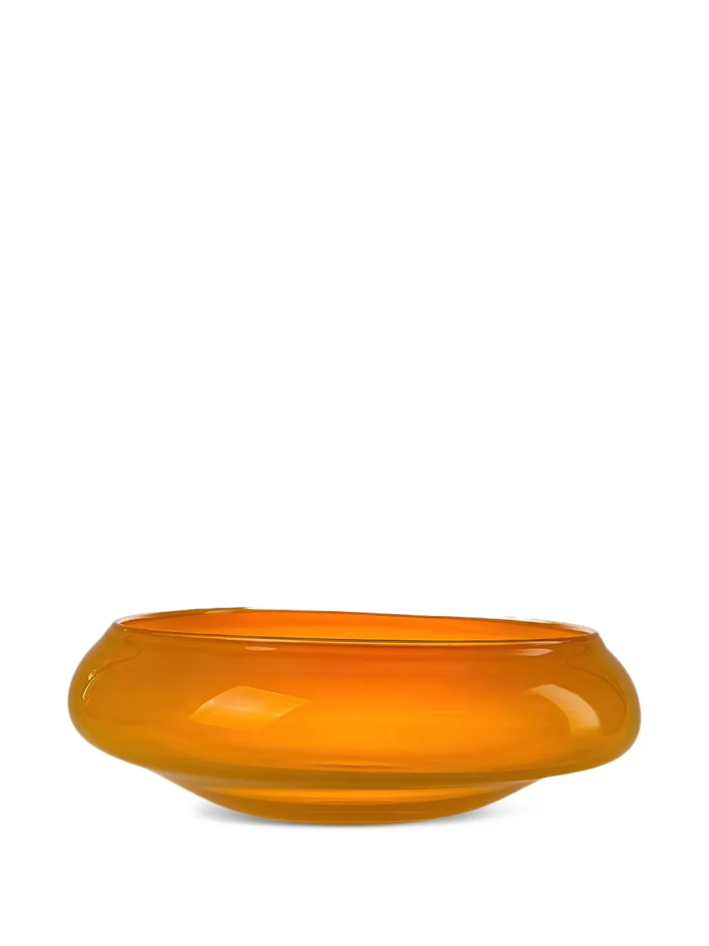 Alexa Lixfeld Gravity glass bowl (49cm) - オレンジ Alexa Lixfeld Gravity glass bowl (49cm) - オレンジ