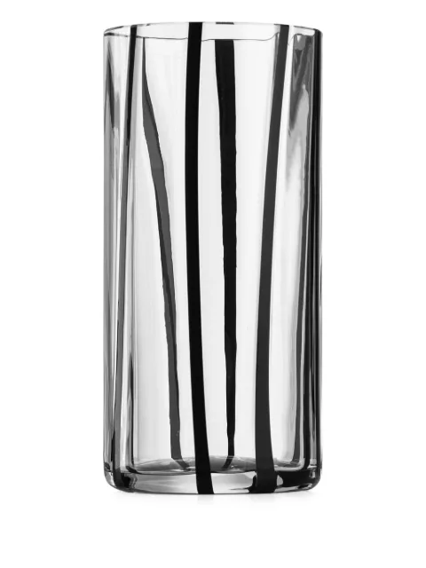 NasonMoretti Gestreiftes Cyrcus Highball-Glas 7cm x 14,6cm