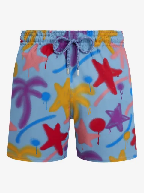 Vilebrequin x Palm Angels Spray Paint swim shorts