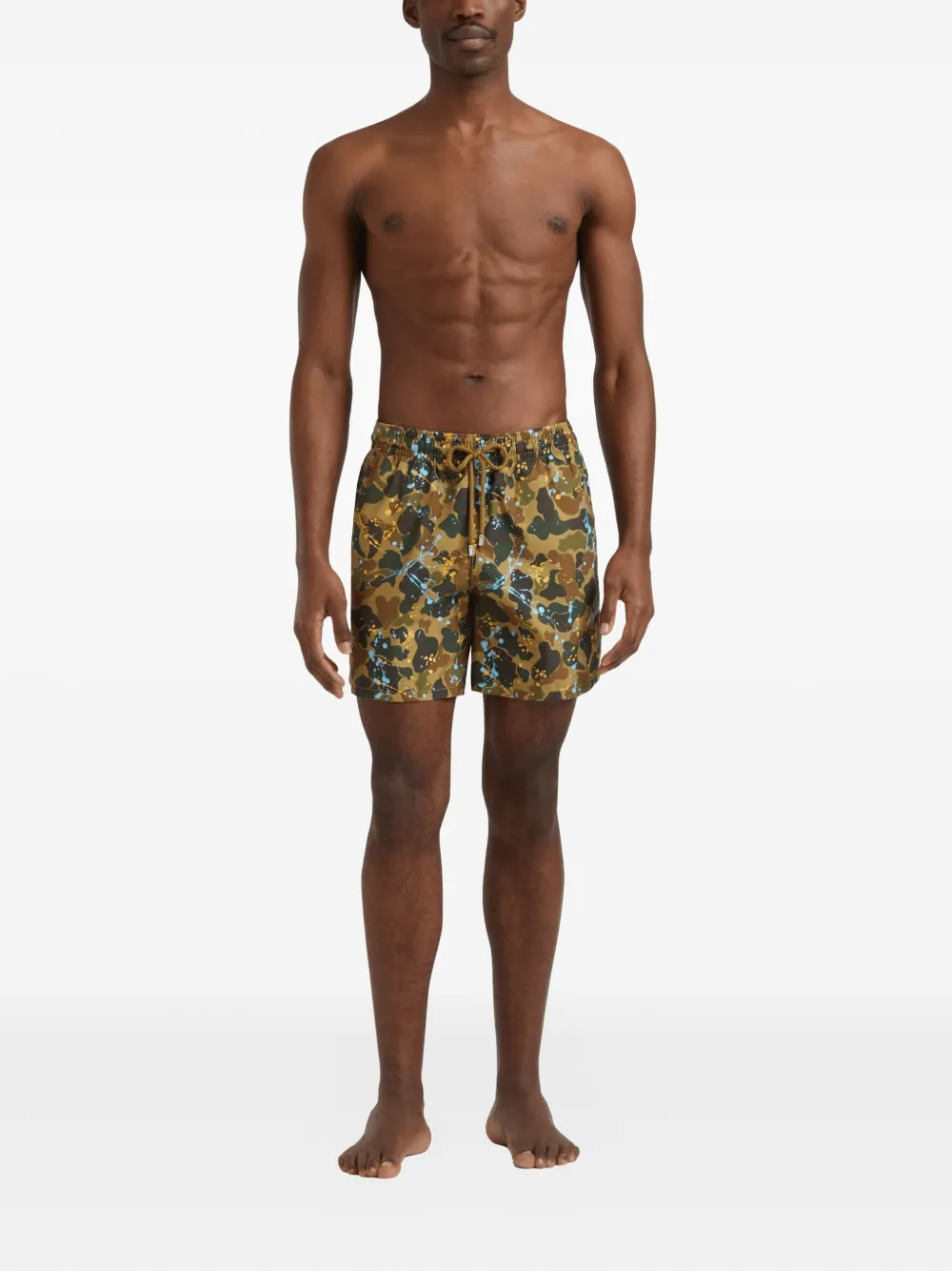 Vilebrequin x Palm Angels Camo Splash zwembroek Groen