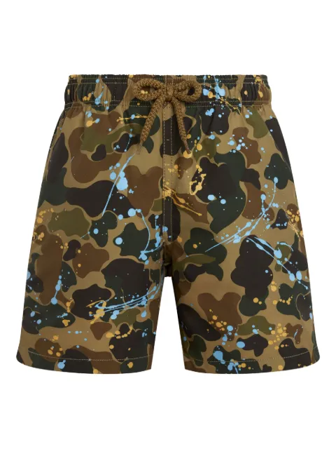 Vilebrequin Kids Camo Splash swim shorts