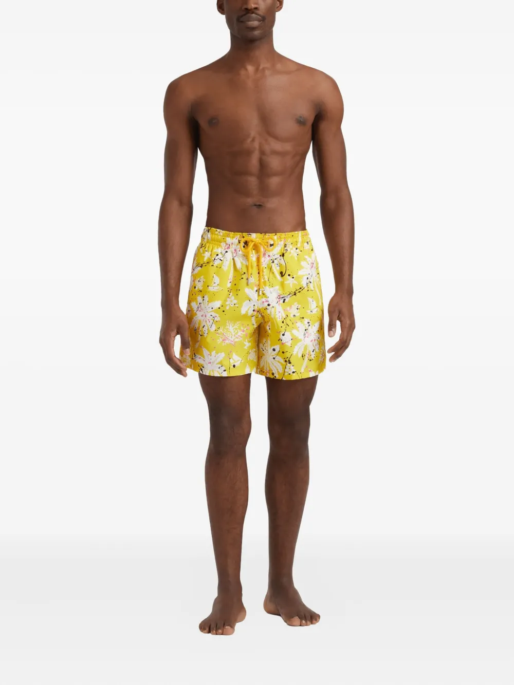 Vilebrequin Hawaii Splash zwembroek Geel