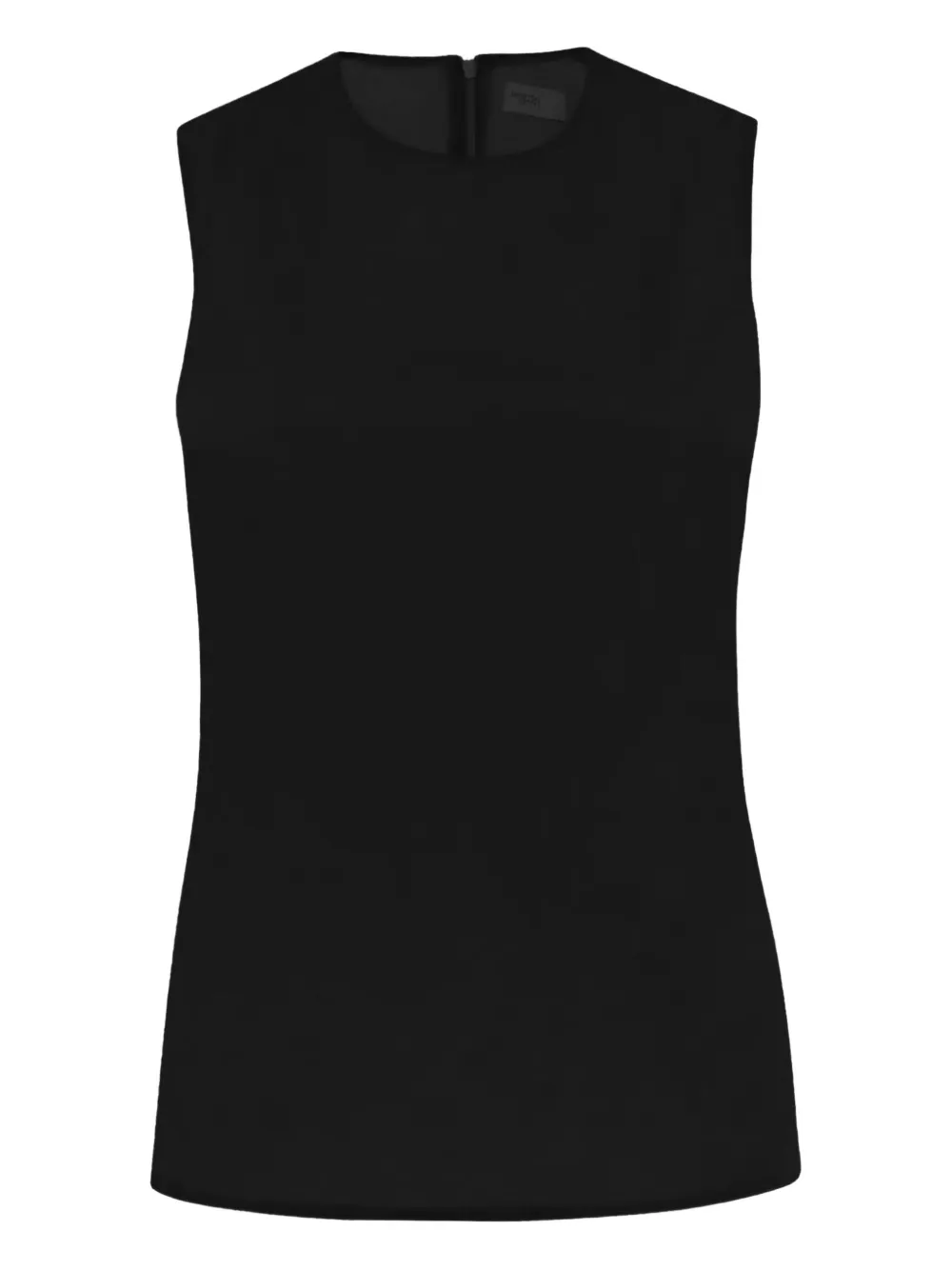 Rosetta Getty sleevless textured top | Black | Image 1