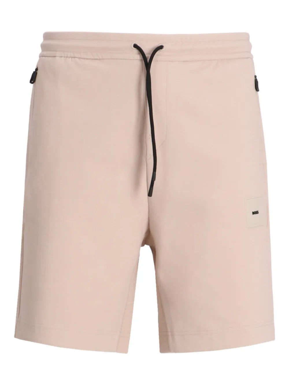 BOSS Shorts met logopatch Beige